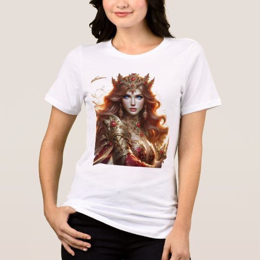 Clash Queen Tri-Blend Shirt (Voorkant)