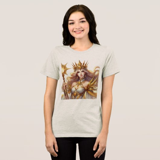 Clash Queen Tri-Blend Shirt (Voorkant volledig)