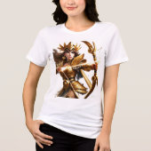 Clash Queen Tri-Blend Shirt (Voorkant)