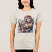 Clash Queen Tri-Blend Shirt (Voorkant)