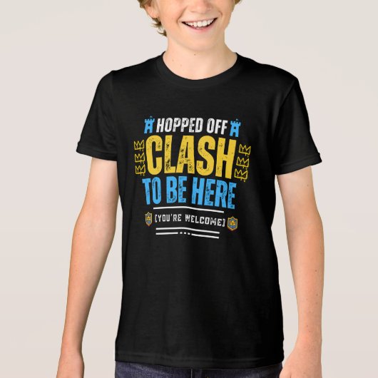 Clash to Be Here Gamer Tshirt is een vervolg op Cl (Voorkant)