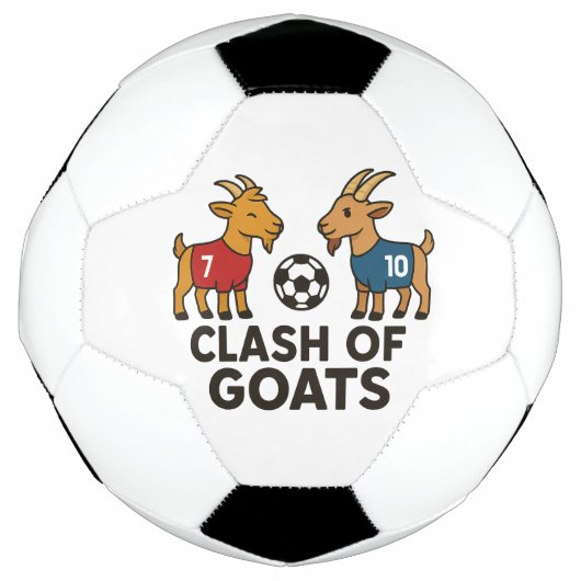 Clash van GOATs Voetbal Grappige Voetbal (Voorkant)