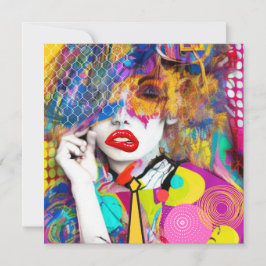 Clashy Dame Feestdagenkaart