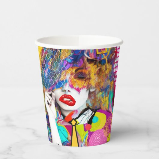 Clashy Lady Papieren Bekers (Links)