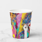 Clashy Lady Papieren Bekers (Voorkant)