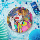 Clashy Lady Papieren Bordje (Feest)