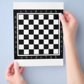 clasic chess-tafel flyer (Hand)
