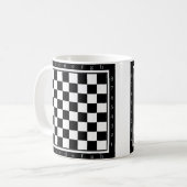 clasic chess-tafel koffiemok (Voorkant links)