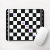 clasic chess-tafel muismat (Met muis)