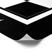 clasic chess-tafel poster (Hoek)