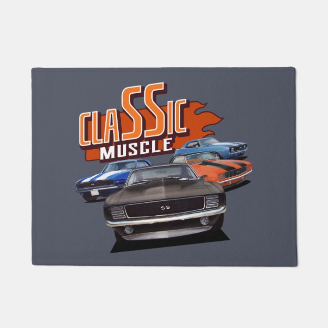 ClaSic Muscle Cars Deurmat (Voorkant)