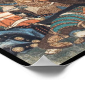 Clasic  ukiyo-e legendary samurai general poster (Hoek)