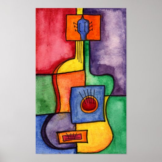 Clasical Guitar Print (Voorkant)