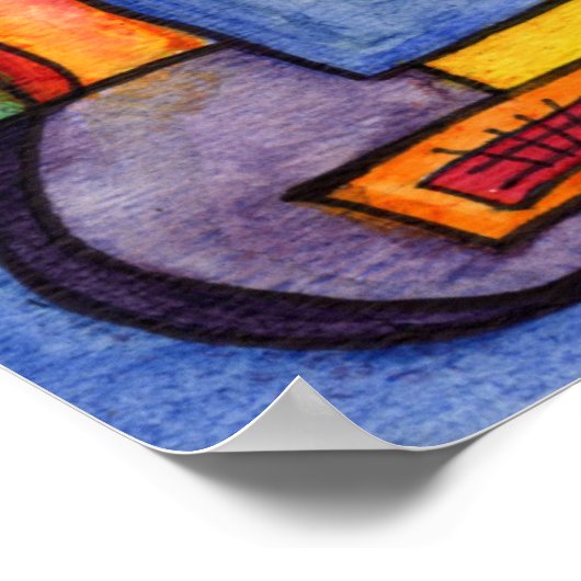 Clasical Guitar Print (Hoek)