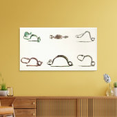 Clasps, gevonden in Marne Canvas Afdruk (Insitu (Woonkamer))