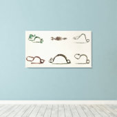 Clasps, gevonden in Marne Canvas Afdruk (Insitu (Houten vloer))