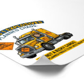 Class 1 Explosives Trucker  | ADR digital download Poster (Hoek)