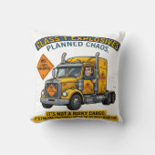 Class 1 Explosives Trucker Gift | Funny ADR Hazard Kussen (Voorkant)