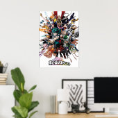 Class 1A Heroes Poster (Thuiskantoor)