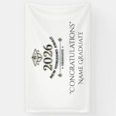 Class 2026 Graduation Banner / Pancarta Graduación (Verticaal)