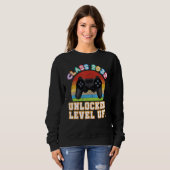 Class 2032 Unlocked Level Up Video Game Back To Sc Trui (Voorkant volledig)