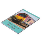 Class 67 diesel trainspotting log gepersonaliseerd notitieboek (Linkerzijde)