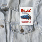 Class A4 Mallard - World Fastest Steam Locomotive Button (Insitu)