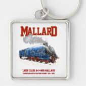 Class A4 Mallard - World Fastest Steam Locomotive Sleutelhanger (Voorkant)