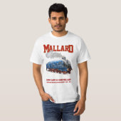 Class A4 Mallard - World Fastest Steam Locomotive T-shirt (Voorkant volledig)