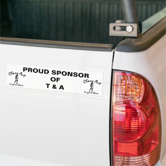 CLASS ACT SUPPORTER BUMPERSTICKER (Op Truck)