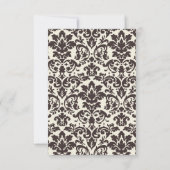 CLASS DAMASK | WEDDING RSVP KAARTJE (Achterkant)