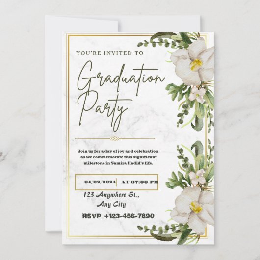 Class & Grace: een Afstuderen Kaart (Voorkant)