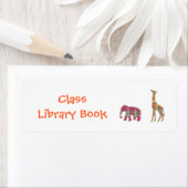 Class Library Book Bord Etiket (Insitu)