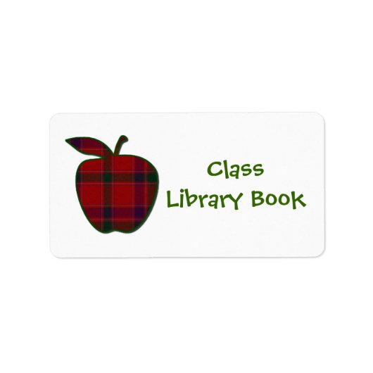 Class Library Book Bord Etiket (Voorkant)