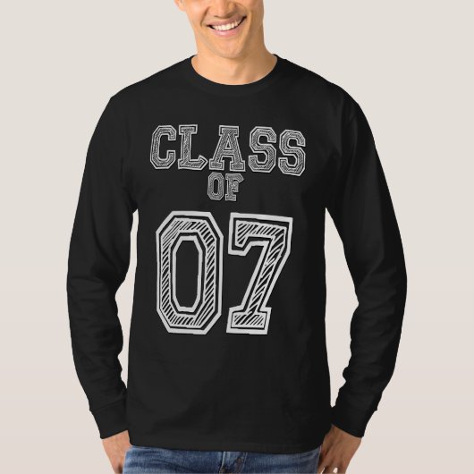 Class of 07  for Class of 2007 Reunion T-shirt (Voorkant)