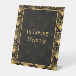 Class of 1976 Reunion In Loving Memory Memorial Reclamebord Met Voetstuk