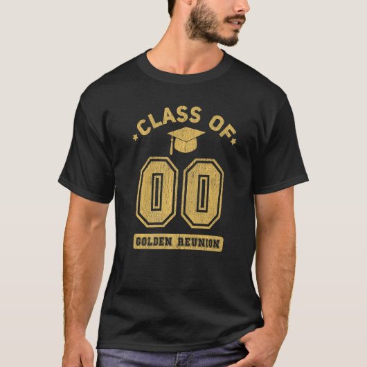 Class Of 2000 College Highschool Graduation Reunio T-shirt (Voorkant)