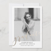 CLASS OF 2017 AFSTUDEREN Afstuderen Uitnodiging (Voorkant)