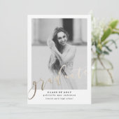 CLASS OF 2017 AFSTUDEREN Afstuderen Uitnodiging (Staand voorkant)