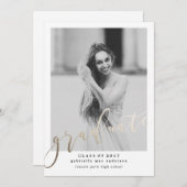 CLASS OF 2017 AFSTUDEREN Afstuderen Uitnodiging (Voorkant / Achterkant)
