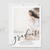 CLASS OF 2017 AFSTUDEREN Afstuderen Uitnodiging (Voorkant)