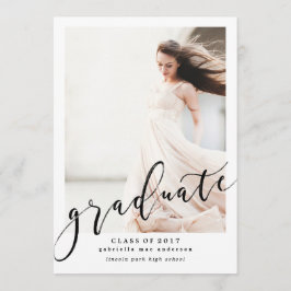 CLASS OF 2017 AFSTUDEREN Afstuderen Uitnodiging