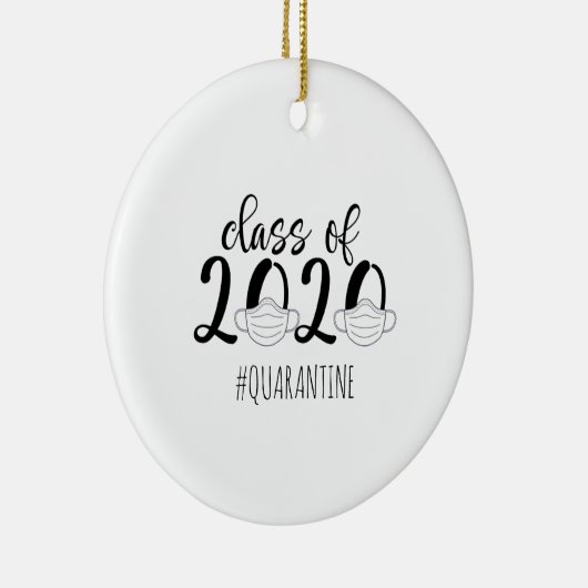 Class of 2020 Ornament - Facemask (Rechts)