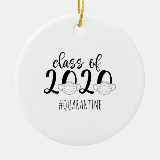 Class of 2020 Ornament - Facemask (Voorkant)