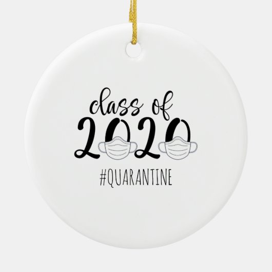 Class of 2020 Ornament - Facemask (Achterkant)