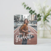 Class of 2021, Trendy, Graduation announcement Kaart (Staand voorkant)