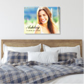 Class of 2023 Graduate Photo Graduation Canvas Afdruk (Insitu (Slaapkamer))