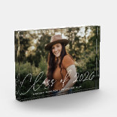 Class of 2023 Modern White Script Graduation Fotoblokken (Links)