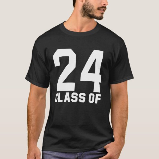 Class of 2024 Graduation Senior 2024 Graduate Scho T-shirt (Voorkant)