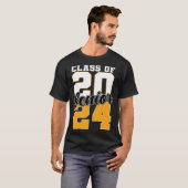 Class of 2024 Senior 24 Grad Graduation T-shirt (Voorkant volledig)